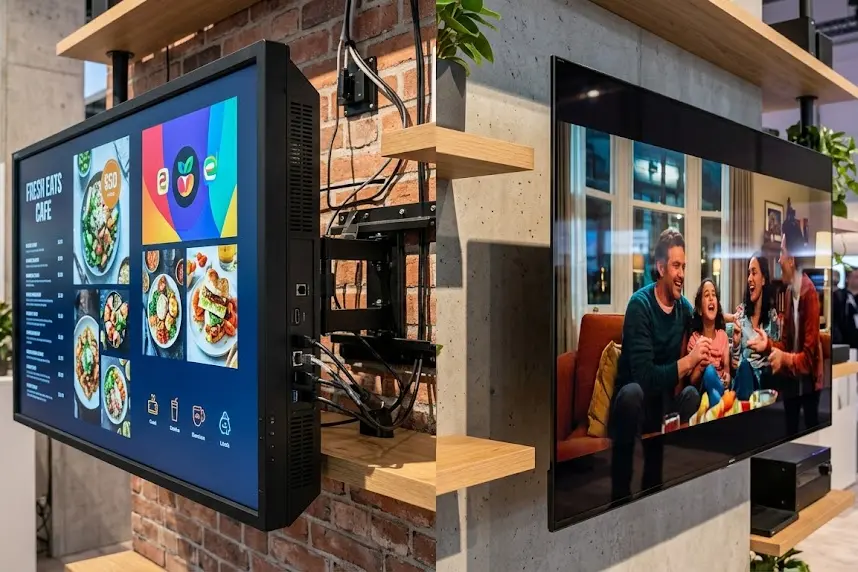 I-Commercial Display vs Consumer TV: Umehluko Oyinhloko, Izindleko Zangempela...