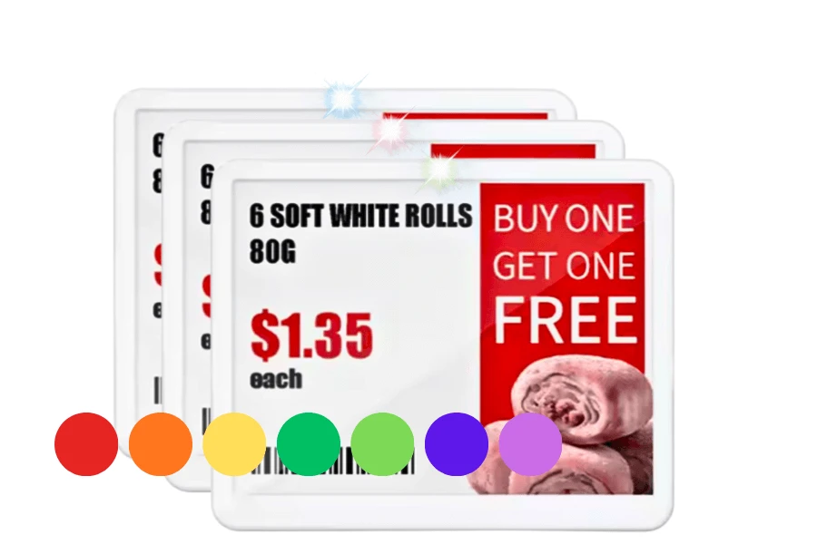7-color LED ESL