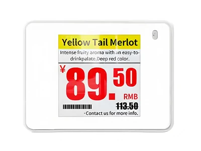 1.54 Intshi ezine Color Electronic Price Tag